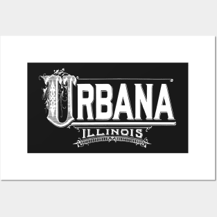 Vintage Urbana, IL Posters and Art